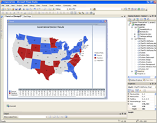 Chart FX Maps .NET Control | Chart FX Maps Screenshot