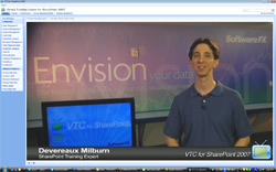 VTC for SharePoint 2007 Screenshot