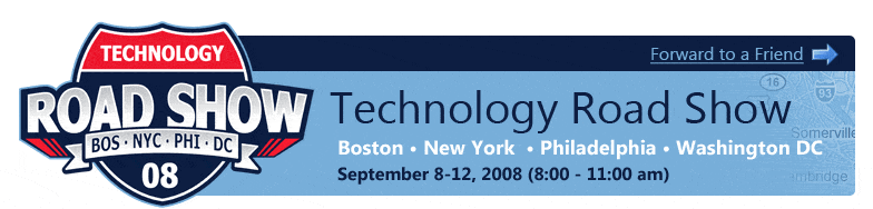 Technology Road Show Header